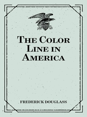 cover image of The Color Line in America